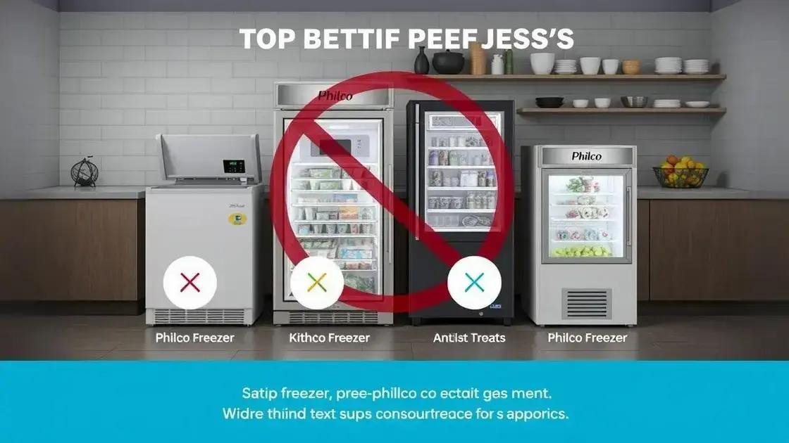 6 Modelos de Freezers Philco: Preços e Avaliações