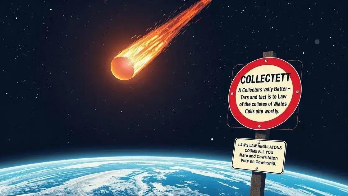 Meteoritos: A Batalha pela Propriedade e Legislação