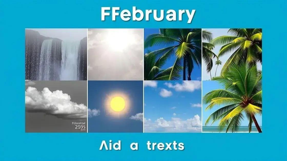 Clima em Fevereiro: Descubra o que Esperar em 2025!