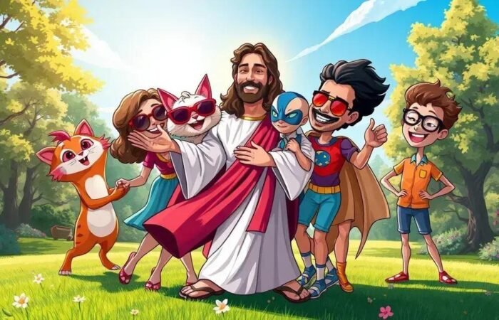 Como Criar Vídeos Engraçados de Jesus Abraçando em 4 Passos